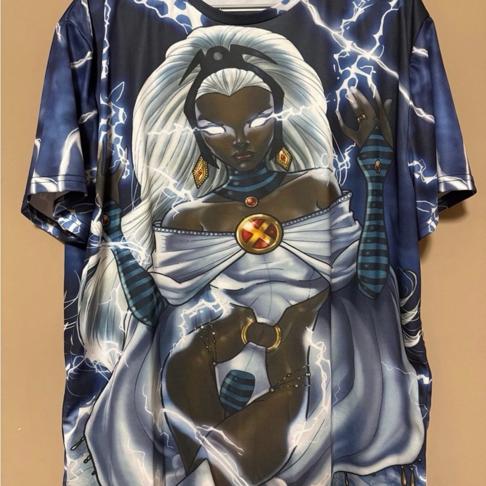 Custom Storm X-Men 3D Graphic Print Shirt 2xl